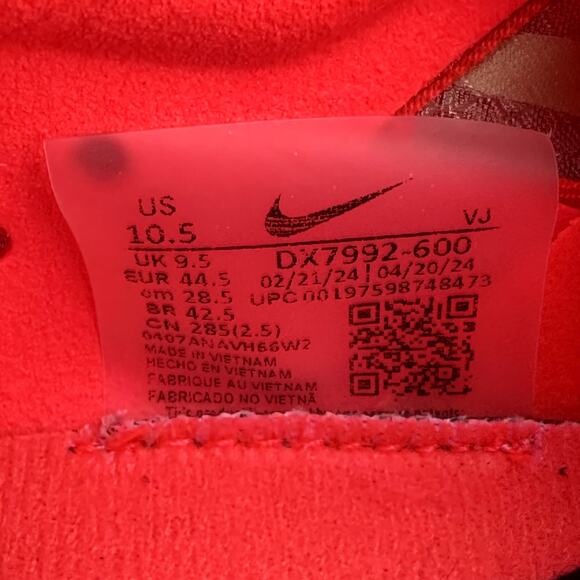 Nike ZoomX Dragonfly XC Men's Size 10.5 Cross Country Track Spikes DX7992-600 - Picture 8 of 8